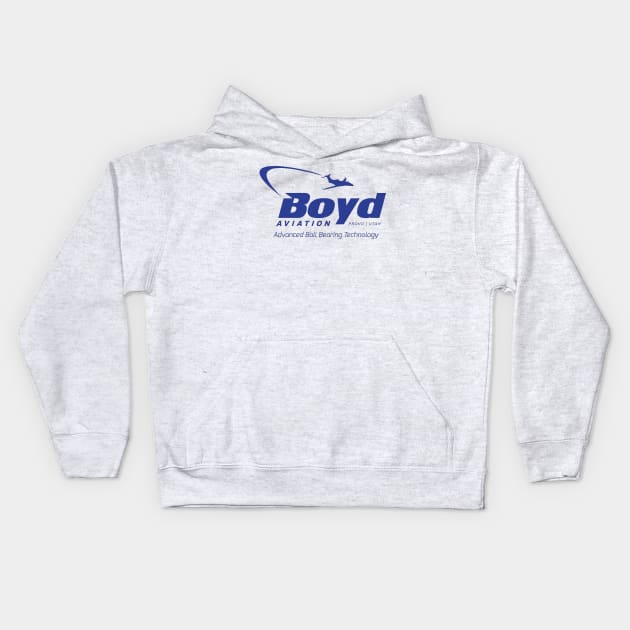 Boyd Aviation - Fletch Lives Kids Hoodie by Kevan Hom